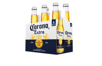 CORONA EXTRA 6X35.5CL OneWay Afbeeldingen van CORONA EXTRA 6X35.5CL ONEWAY