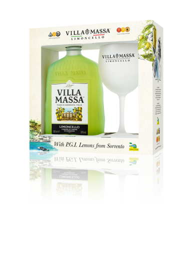 Afbeeldingen van VILLA MASSA LIMONCELLO 50CL + TONICA GLAS GRATIS