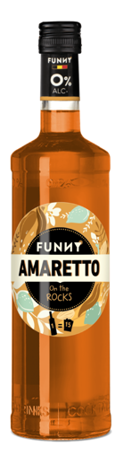 Afbeeldingen van FUNNY AMARETTO 0% 70CL